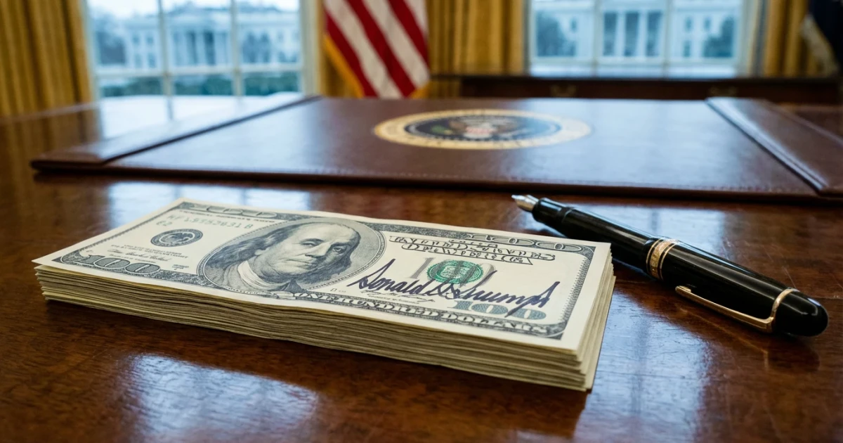 Trump's Signature to Appear on U.S. Currency for First Time