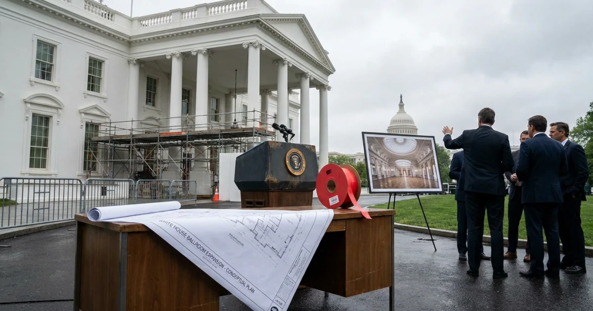 Trump Pushes for White House Ballroom Amid Delays
