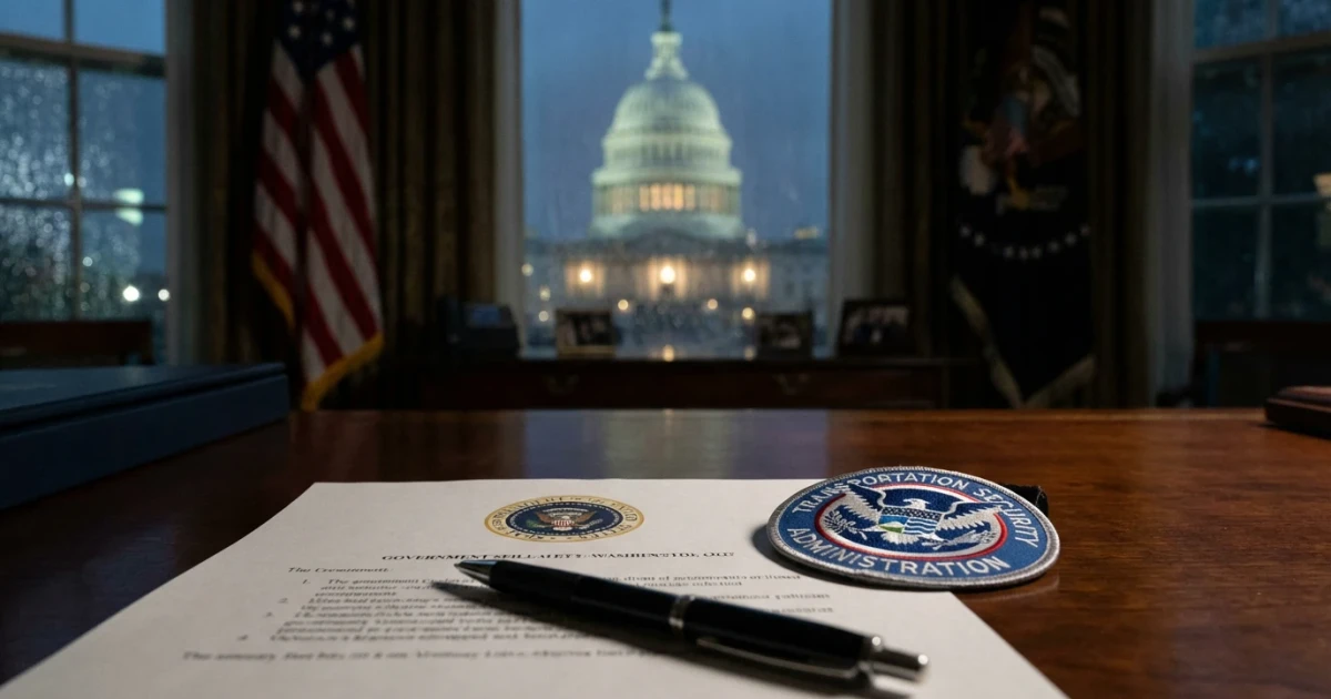 Trump Orders TSA Pay Despite Congress Gridlock