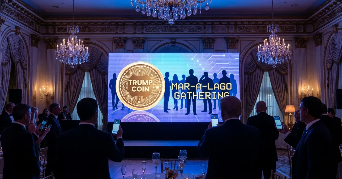 Trump Meme Coin Buyers and Celebrities Meet at Mar-a-Lago