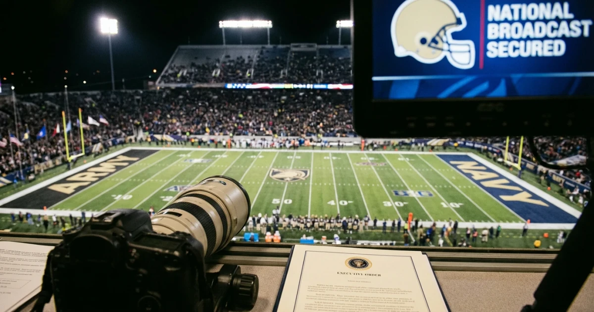 Trump Issues Order to Keep Army-Navy Game on TV
