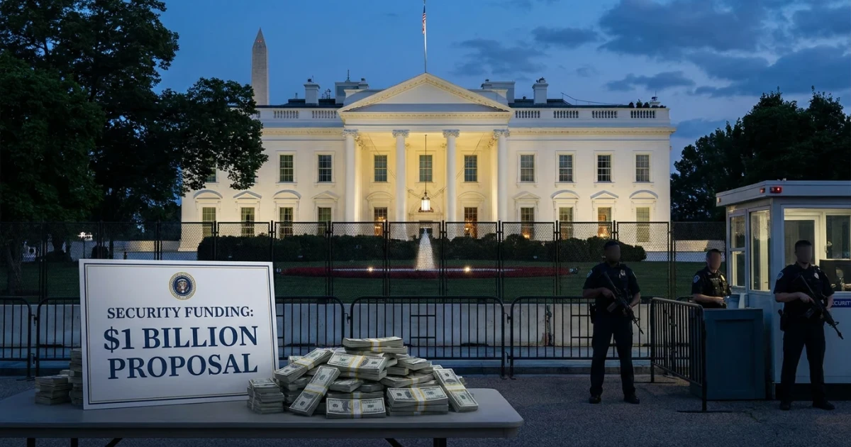 Trump Advocates $1 Billion Boost for White House Security