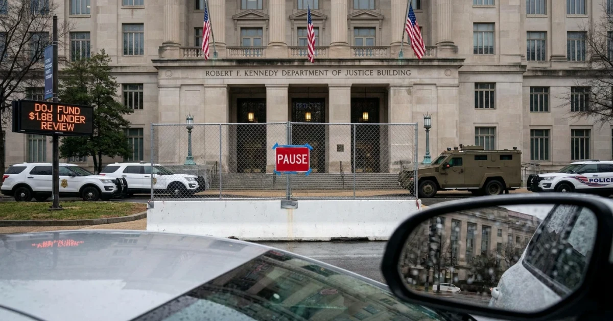 Trump Weighs $1.8B DOJ Fund After Temporary Pause