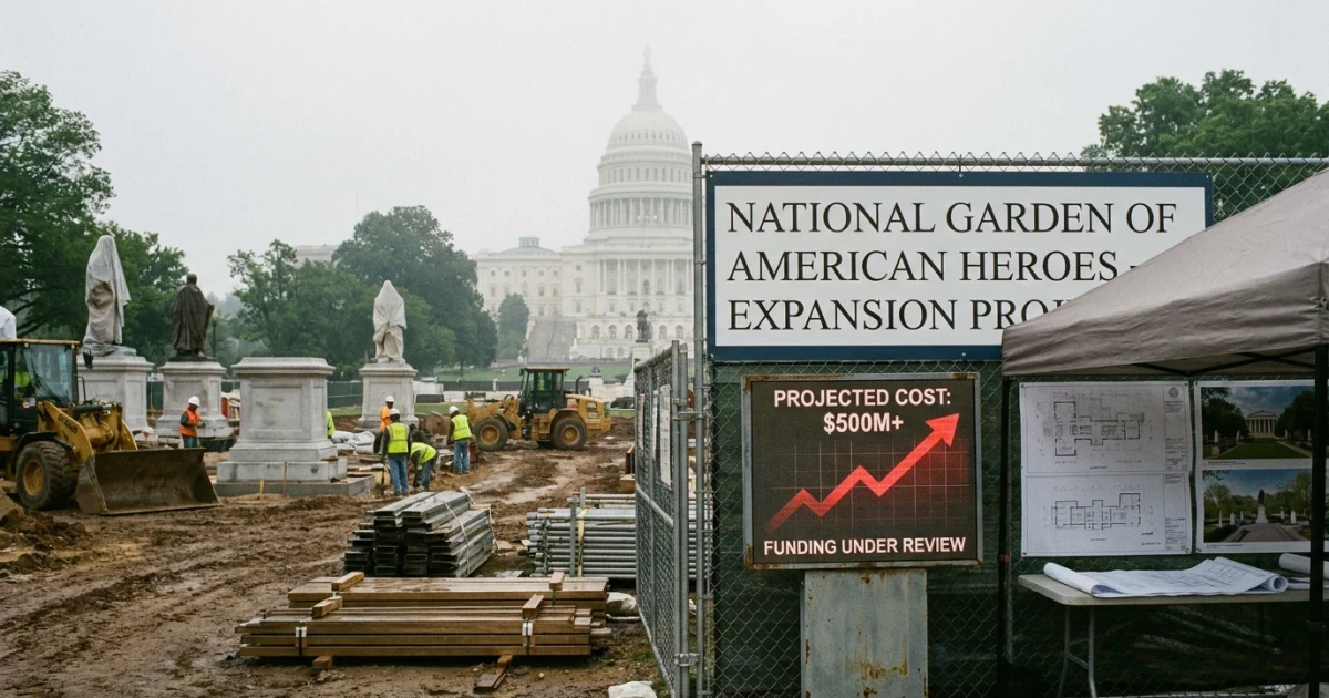 Trump’s Expanding Garden of Heroes Faces Rising Costs