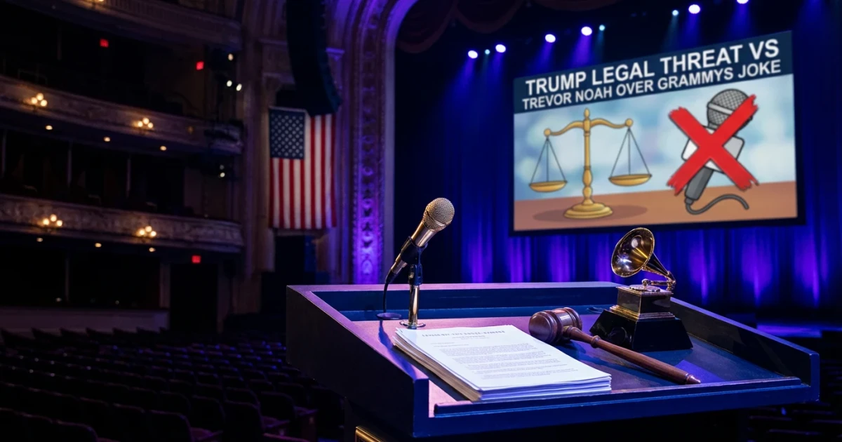 Trump Threatens to Sue Trevor Noah Over Grammys Epstein Joke