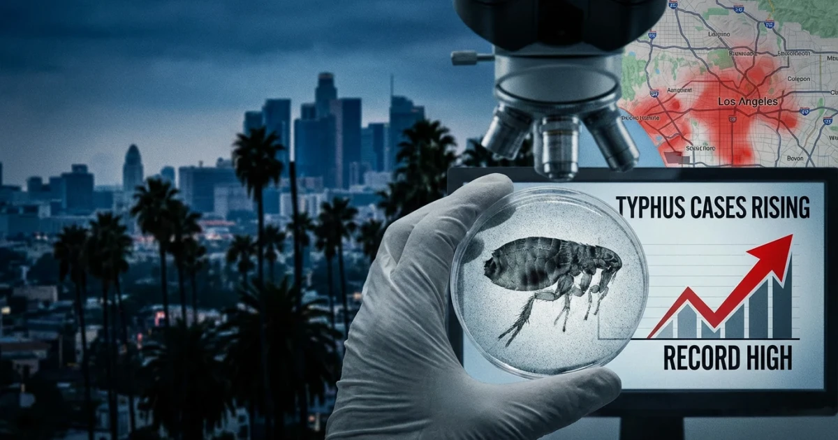 Typhus Cases Reach Record High in Los Angeles