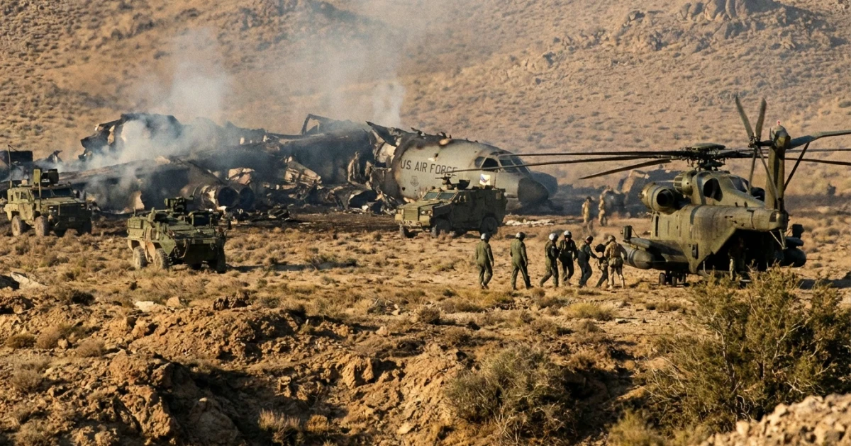 U.S. Fighter Jet Downed Over Iran, Crew Rescued