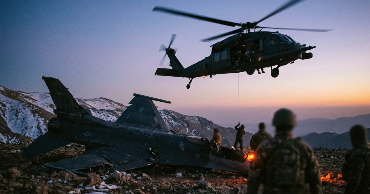 U.S. Airman Rescued After Jet Downed in Iran