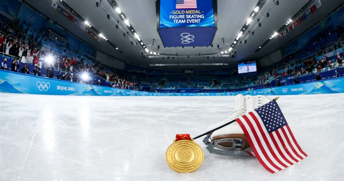 U.S. Wins Gold in Olympic Figure Skating Team Event