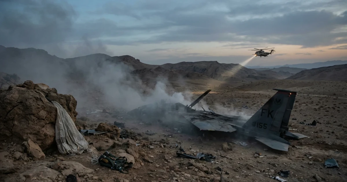 U.S. F-15 Downed Over Iran Sparks Search Effort