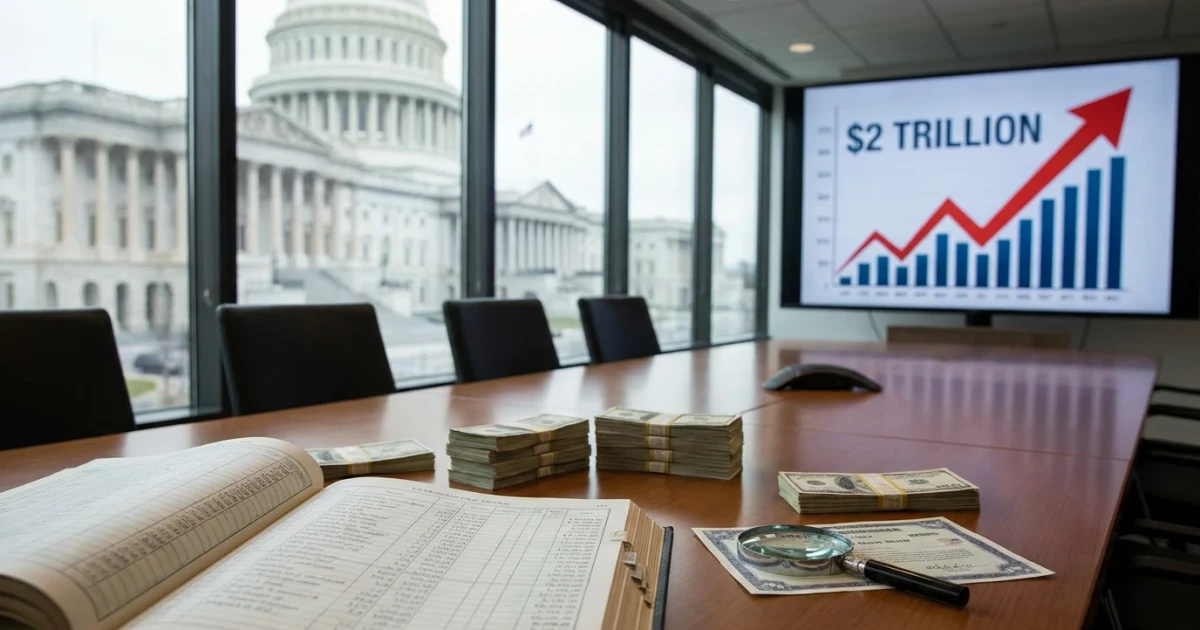 U.S. Deficit Nears $2 Trillion, Borrowing Rises Sharply