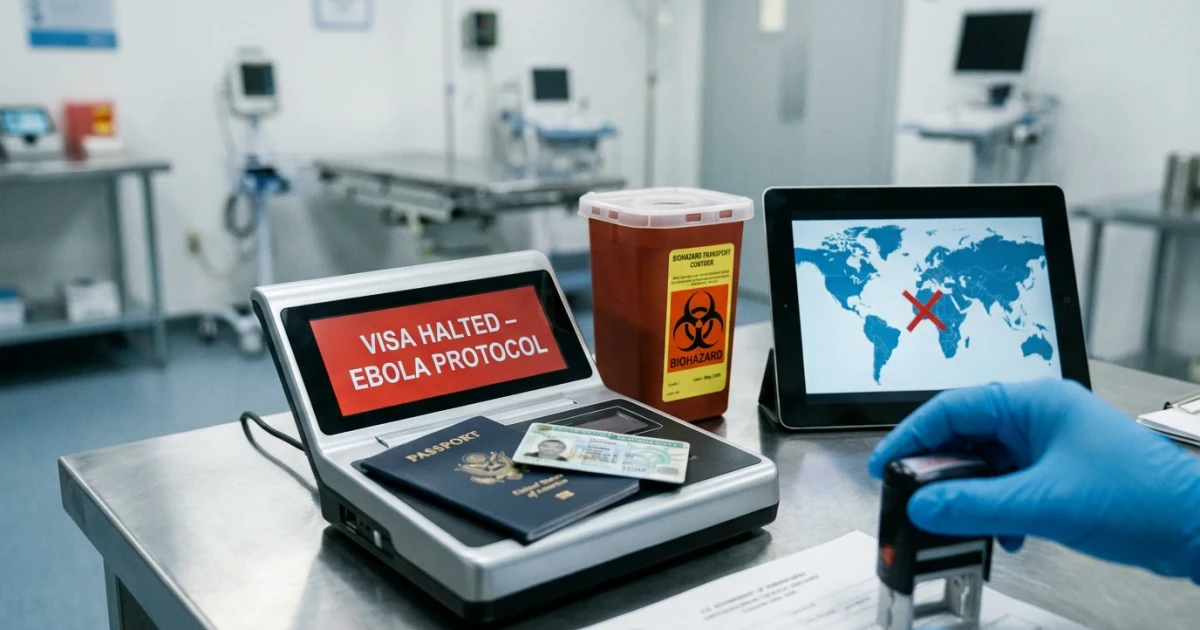U.S. Halts Visas, Restricts Entry From Ebola-Hit Countries