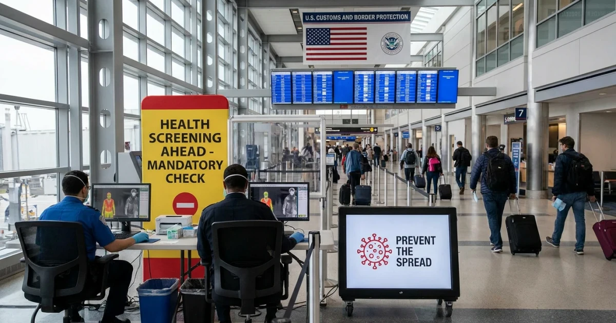 U.S. Begins Airport Ebola Screening After Positive Case