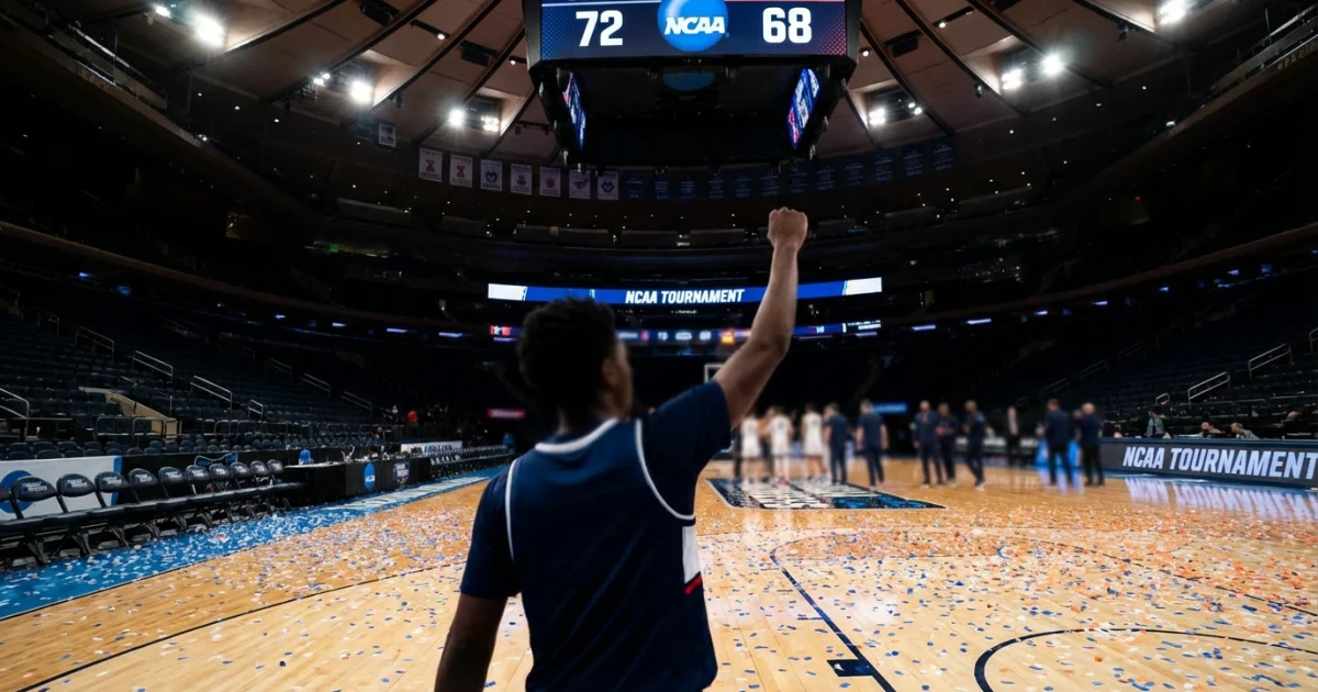 UConn Outlasts Illinois in NCAA Tournament Battle