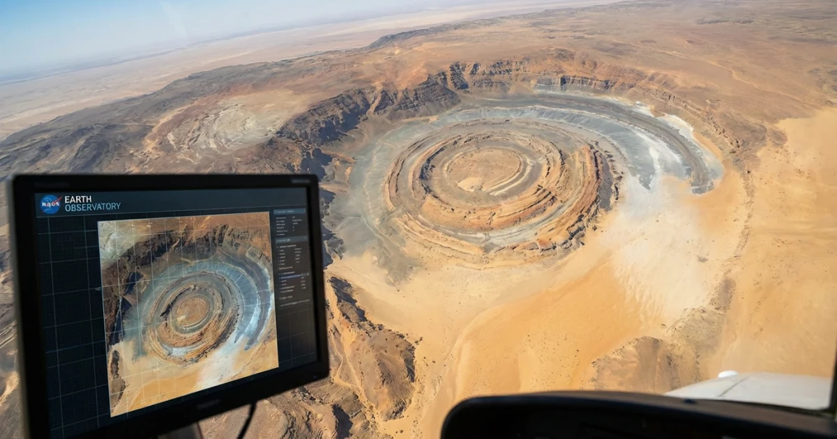 NASA Highlights Richat Structure, the Eye of the Sahara