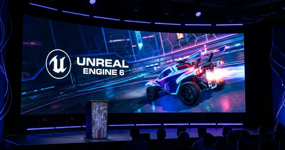 Unreal Engine 6 Launches with Rocket League Showcase