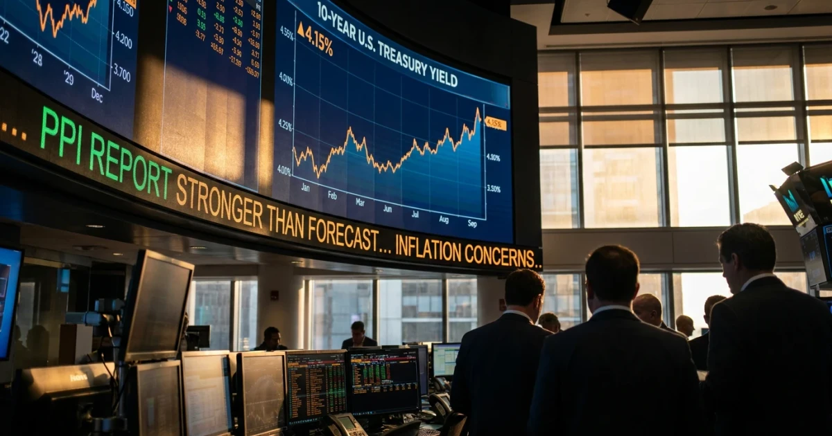 US 10-Year Treasury Yield Rises After Strong PPI Data