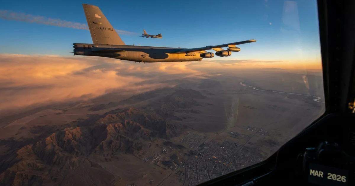 US B-52 Bombers Fly Over Iran Amid Middle East Tensions