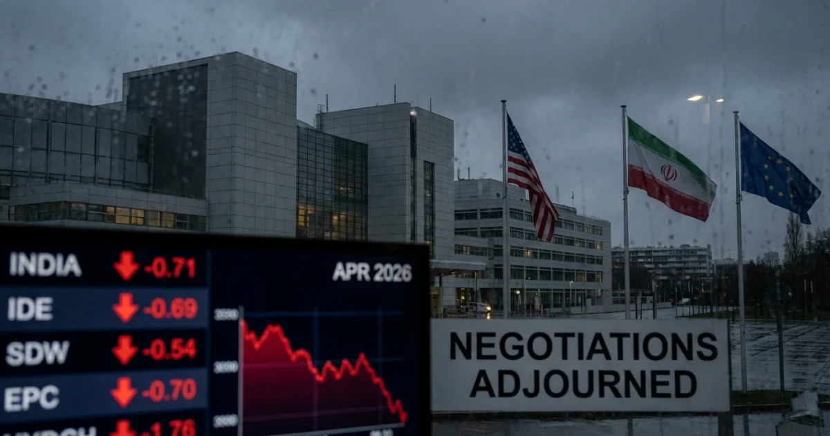 US-Iran Talks Collapse Raises Market Risk Concerns