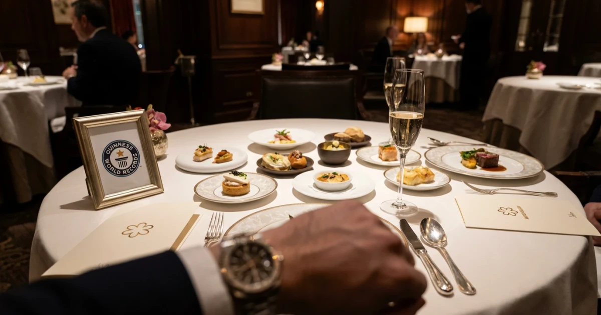 US Man Eats 28 Michelin-Starred Meals in 24 Hours