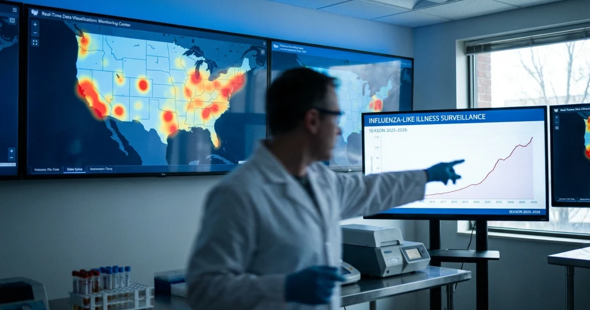 US Sees Spike in Flu Cases as CDC Maps Track Surge