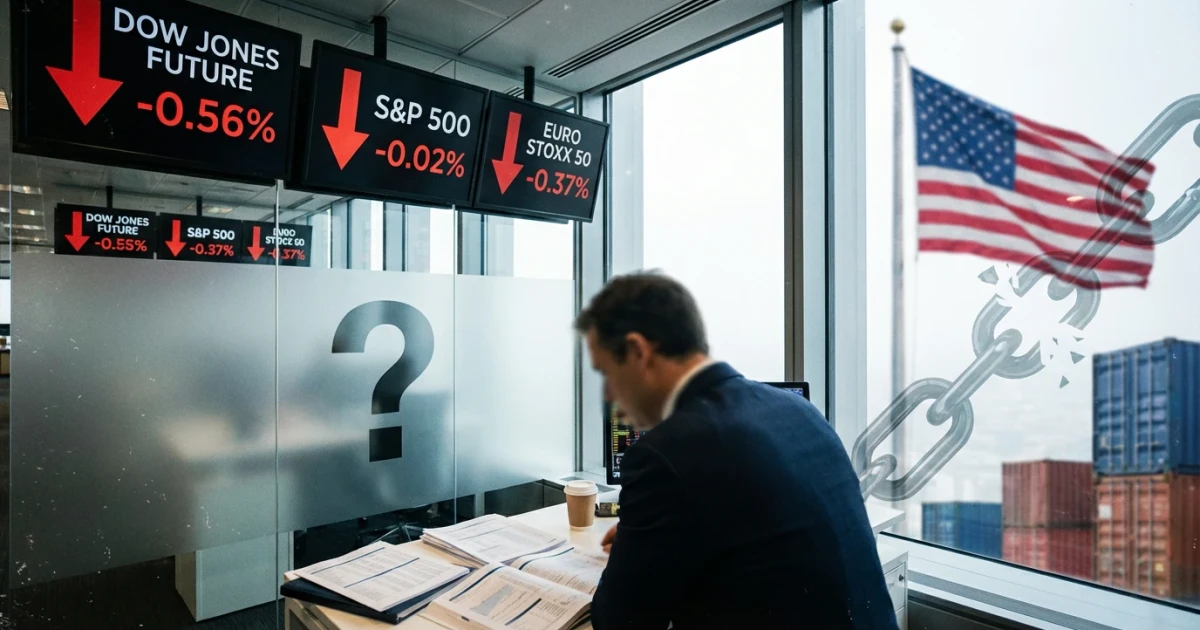 US Stock Futures Dip on Tariff Uncertainty