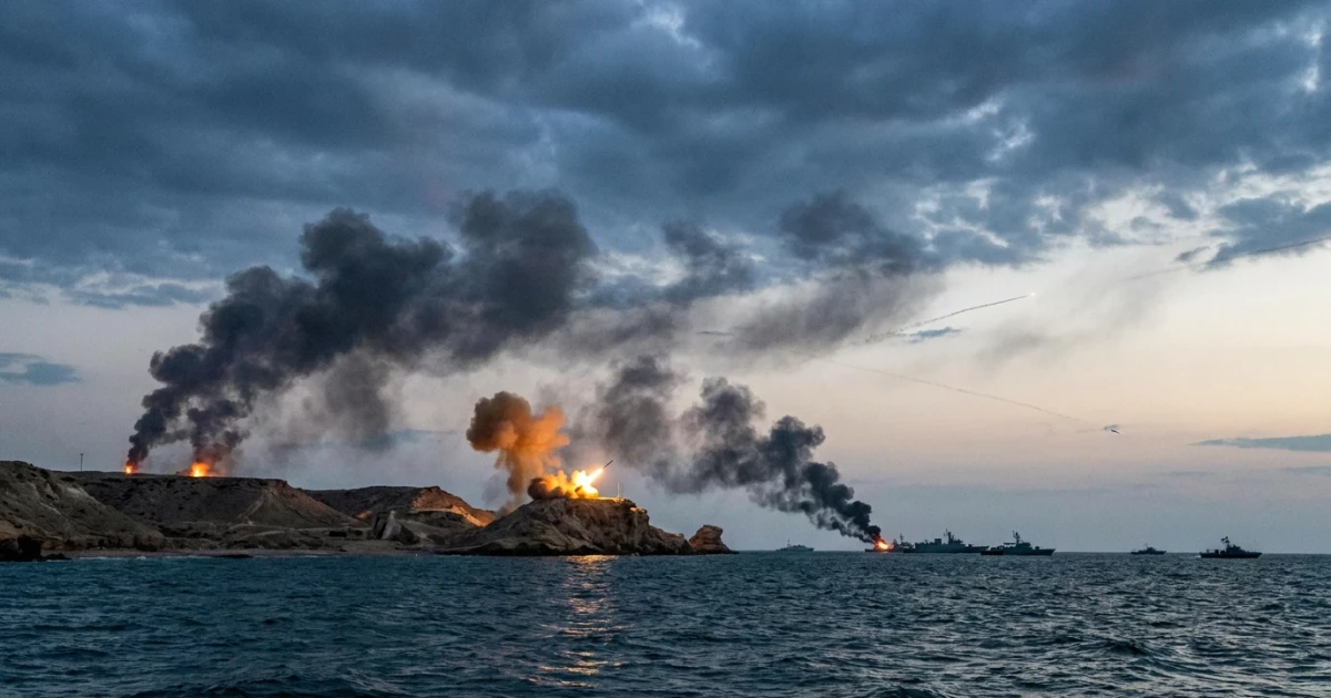 US Strikes Hit Iranian Boats and Missile Launch Sites