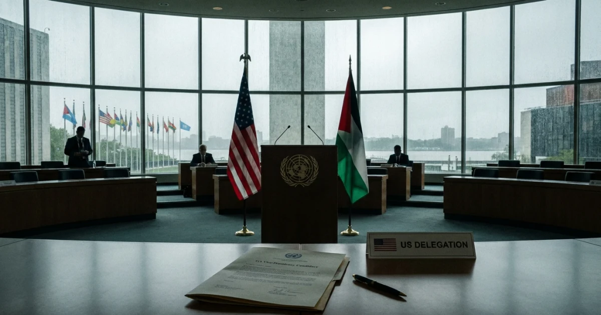 US Urges Palestinians to Withdraw UN Vice-Presidency Bid