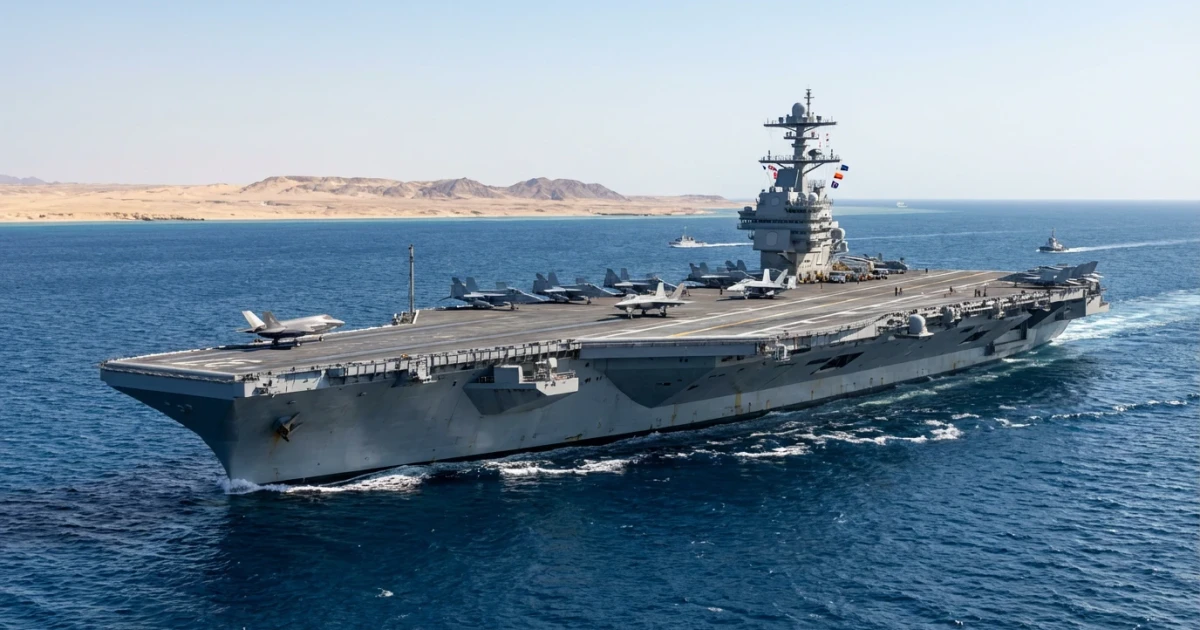 USS Gerald R. Ford Returns to Middle East Duties