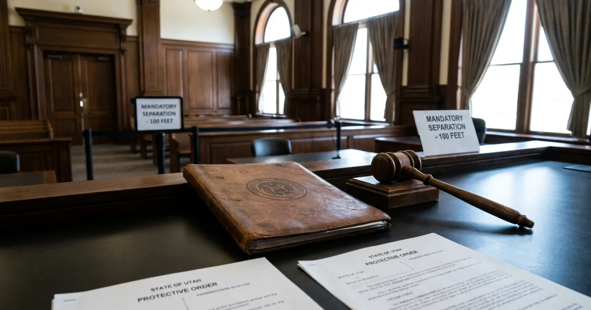 Utah Judge Orders Paul, Mortensen to Stay 100 Feet Apart