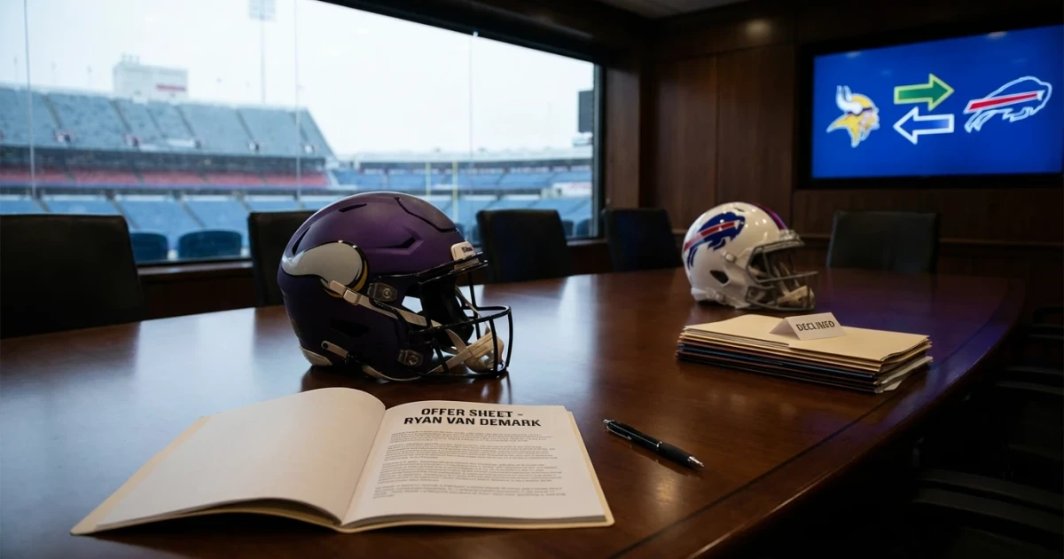 Vikings Sign Ryan Van Demark After Bills Decline Match