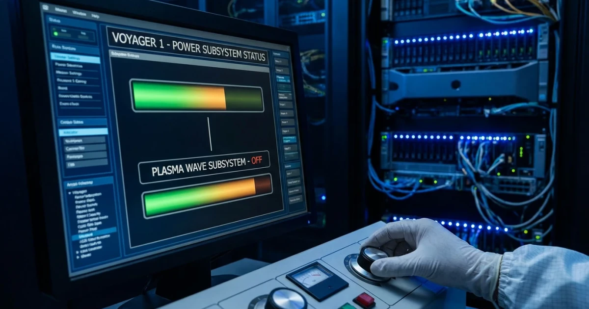 Voyager 1 Shuts Down Instrument to Extend Mission