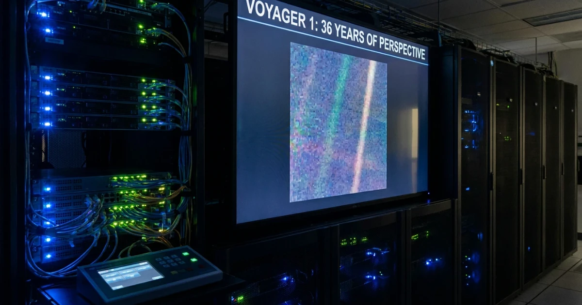 Voyager 1's Pale Blue Dot Photo Marks 36 Years