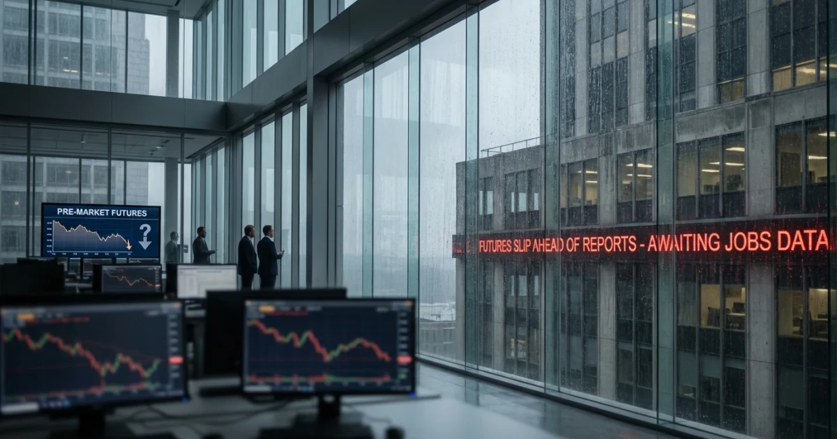 Wall Street Futures Slip as Market Awaits Jobs, Inflation Data