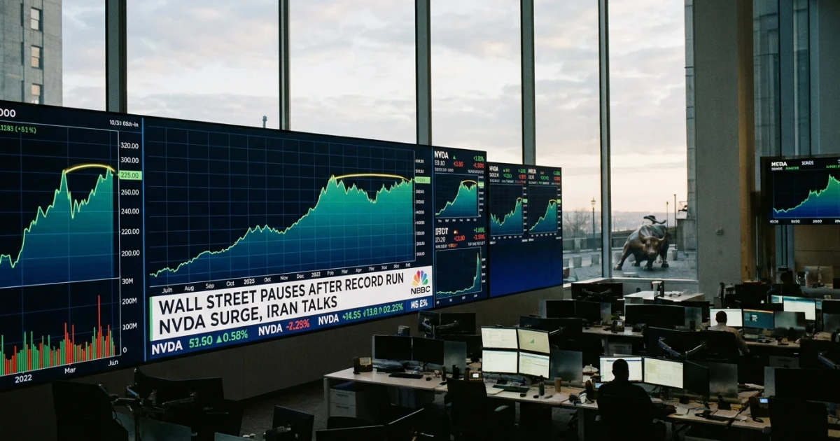 Stock Market Pauses After Record Highs Led by Nvidia