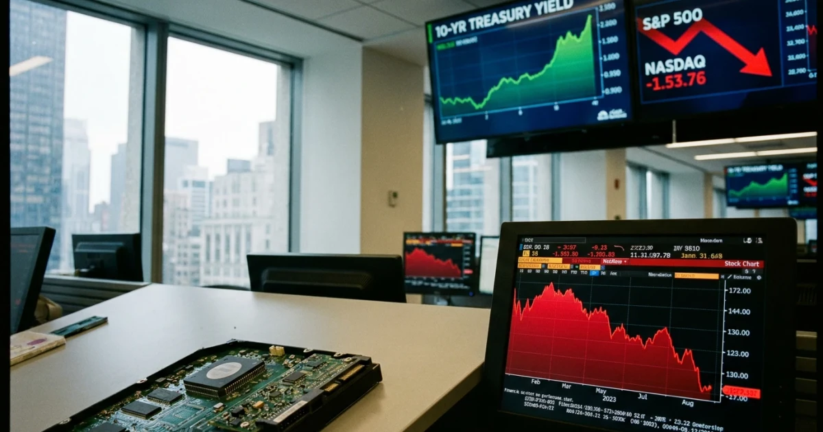 S&P 500 and Nasdaq Drop as Chip Stocks Retreat