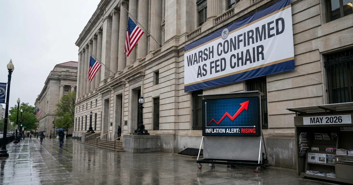 Warsh Confirmed as Fed Chair as Inflation Persists