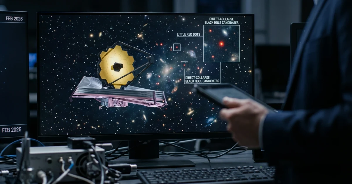 Webb Telescope Finds ‘Little Red Dots’ Are Direct-Collapse Black Holes