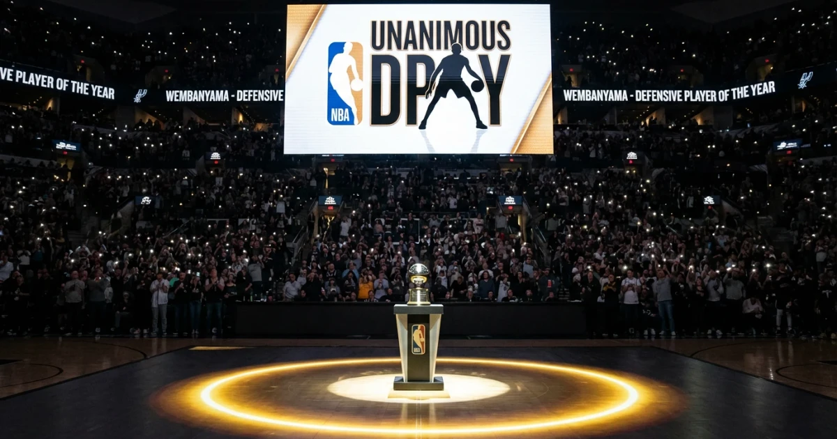 Wembanyama Unanimously Wins NBA Defensive Player of the Year