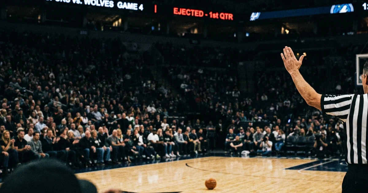 Wembanyama Ejected for Flagrant Foul in Spurs-Wolves Game 4