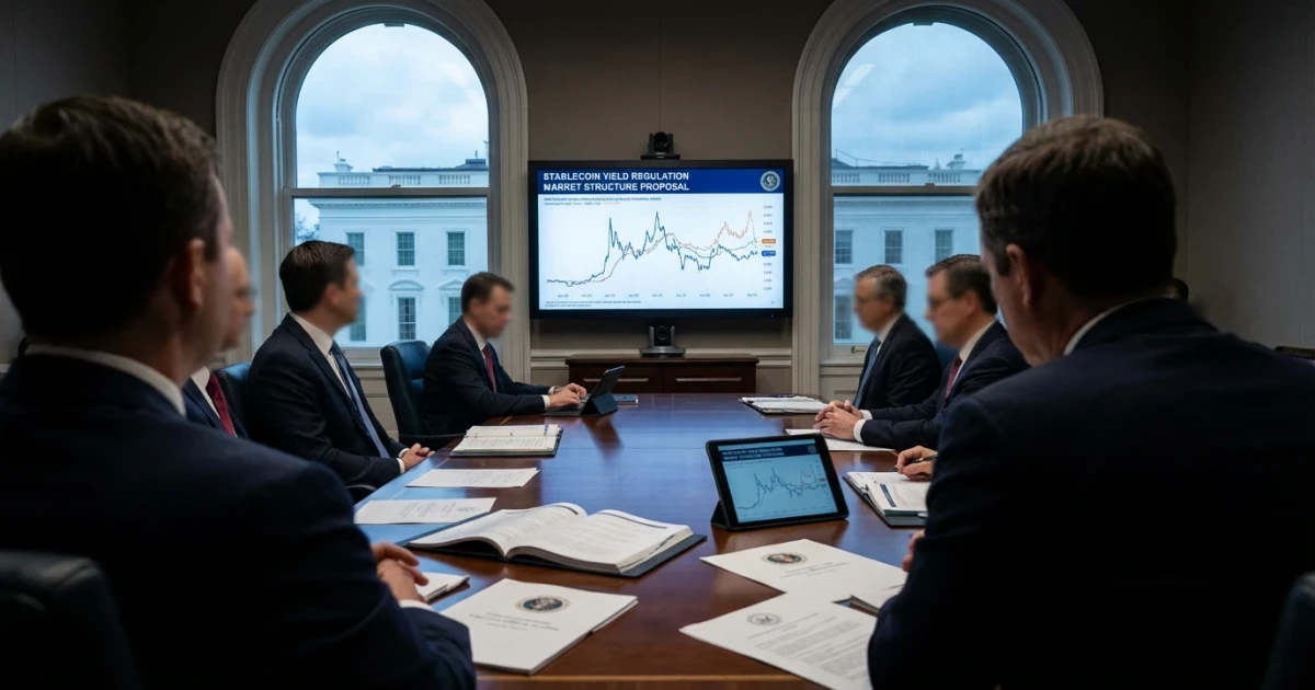 White House Tackles Stablecoin Yield Debate in Crypto Bill