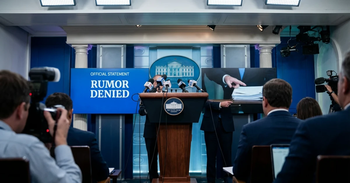 White House Denies Trump Hospitalization Rumors
