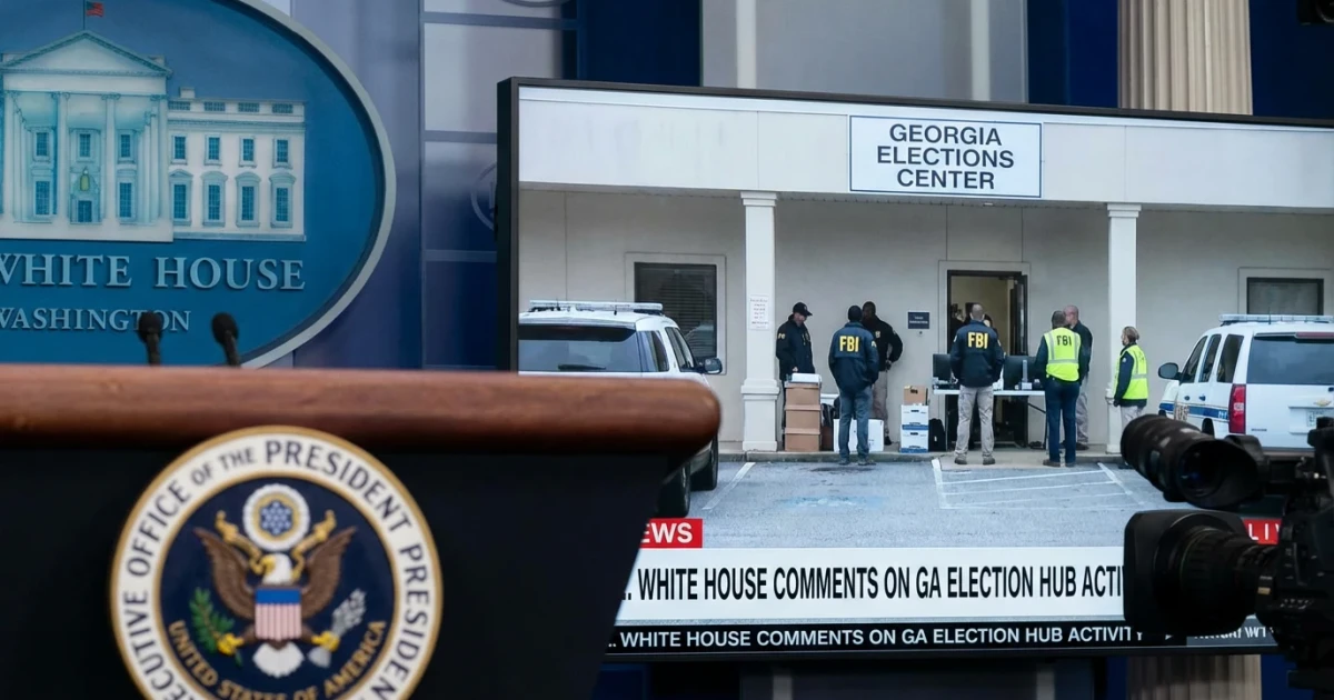 White House Defends Tulsi Gabbard at Georgia FBI Election Raid