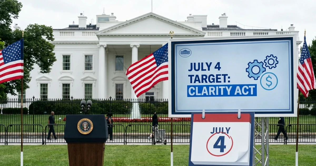 White House Targets July 4 for Stablecoin Clarity Act