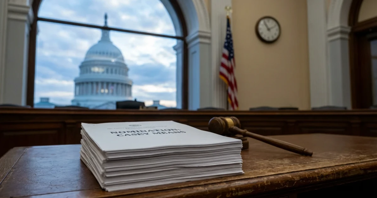 White House Pushes Senate on Casey Means Nomination