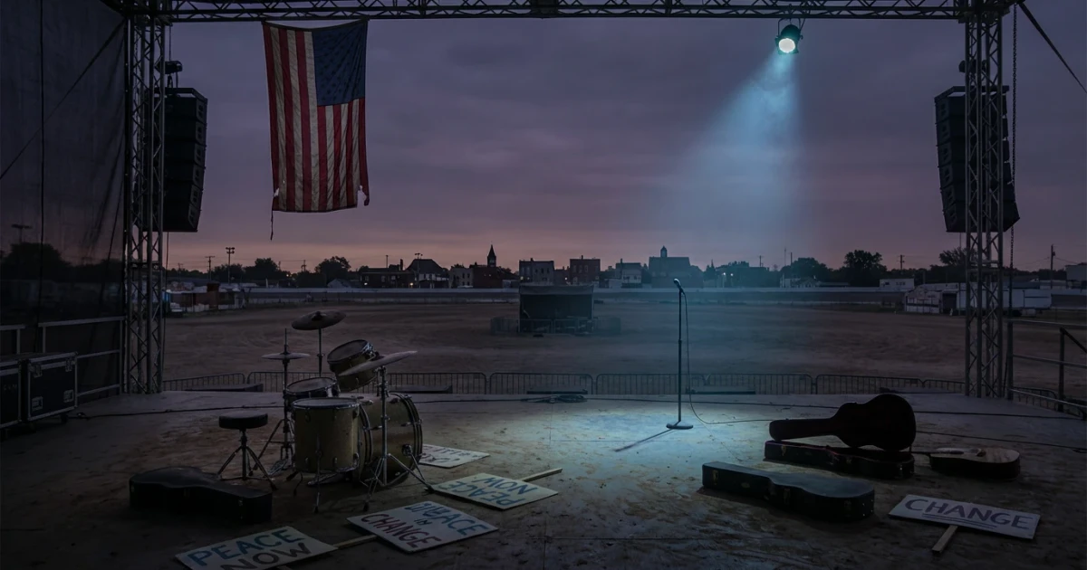 Protest Concerts Fade from American Music Scene
