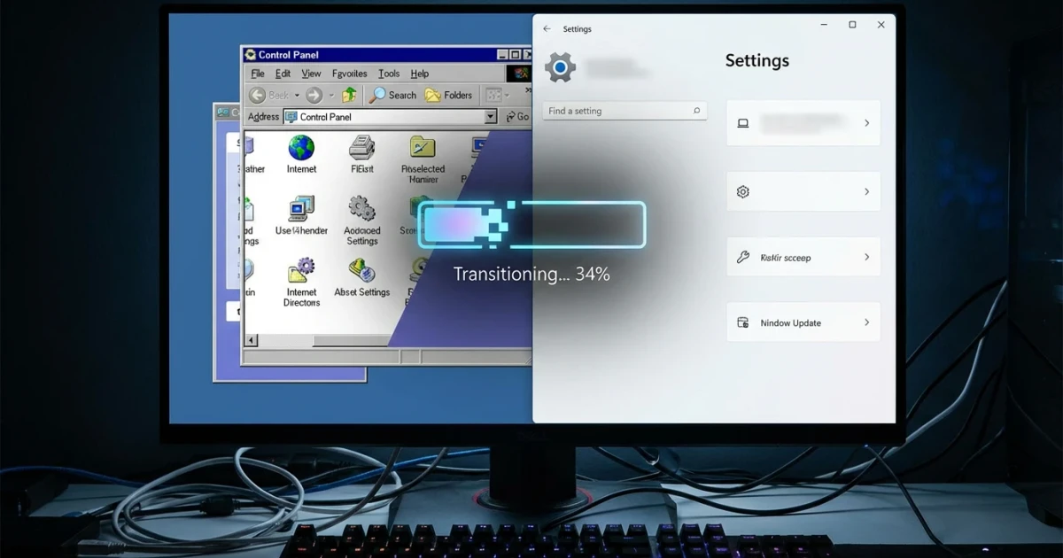 Why Microsoft’s Control Panel Transition Is So Slow