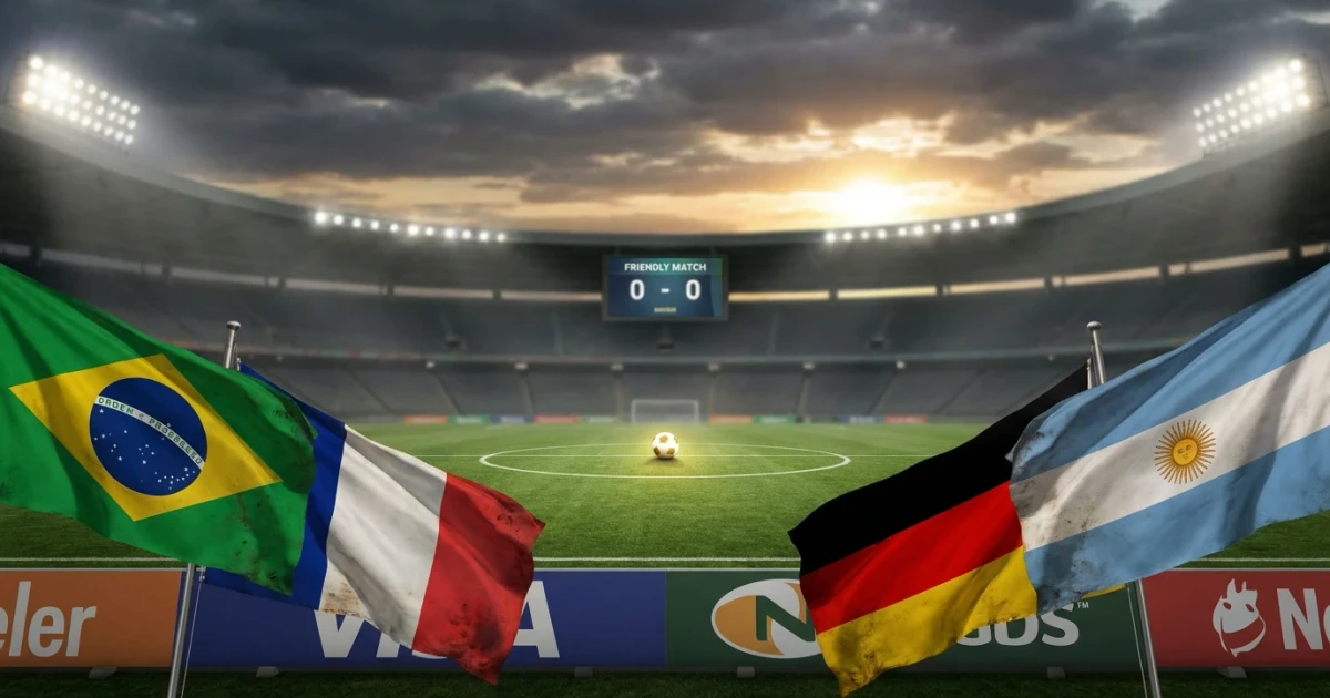 World Cup Favourites Mixed Results in Friendlies