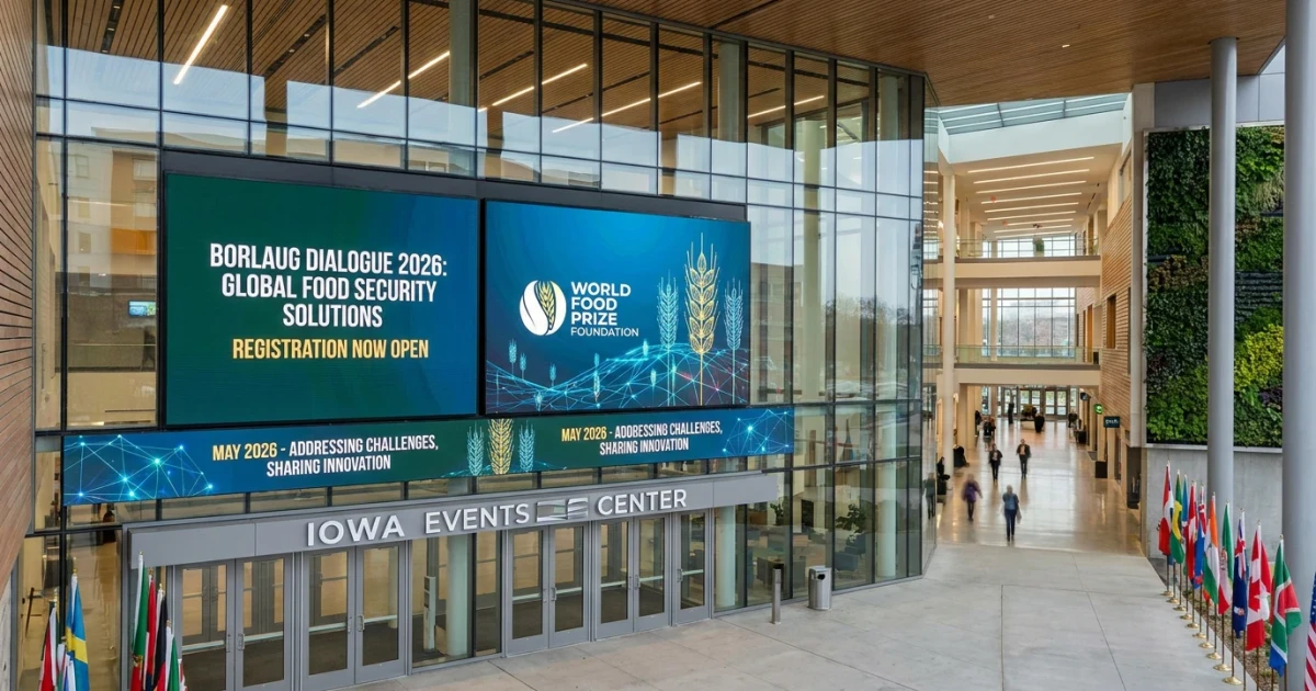 World Food Prize Opens 2026 Borlaug Dialogue Registration