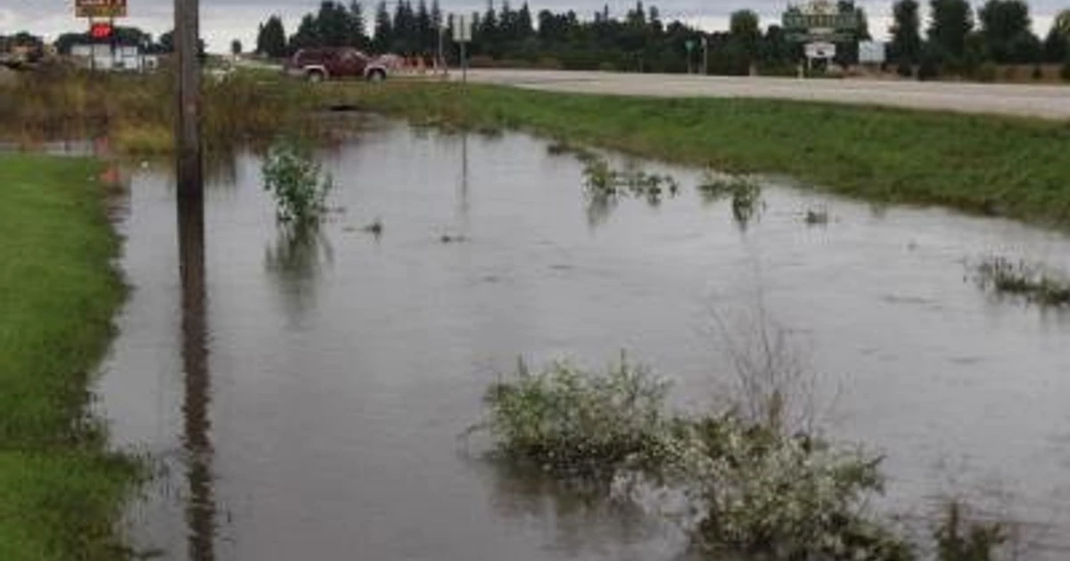 Near record rainfalls batter North Iowans